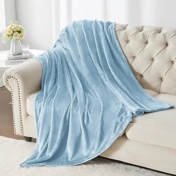 Frozi Plain AC Dyed Funnel Blanket in Coral Fleece