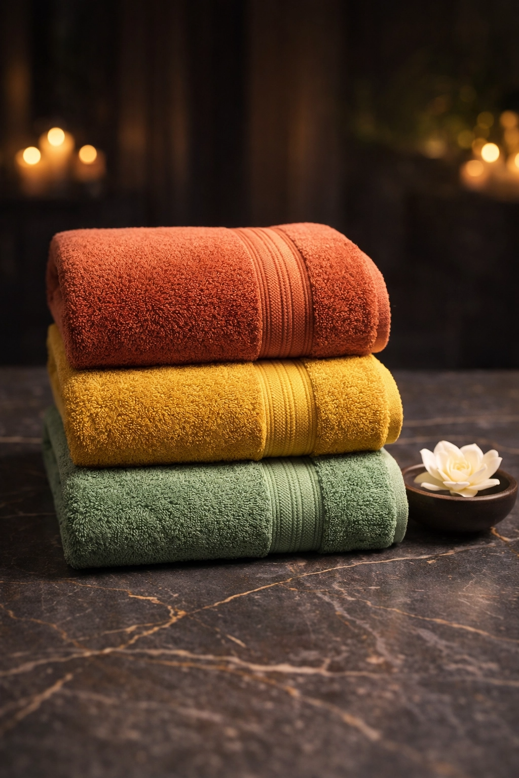 Towel Sets (Pack of 3) 27 x 54 - Multicolor