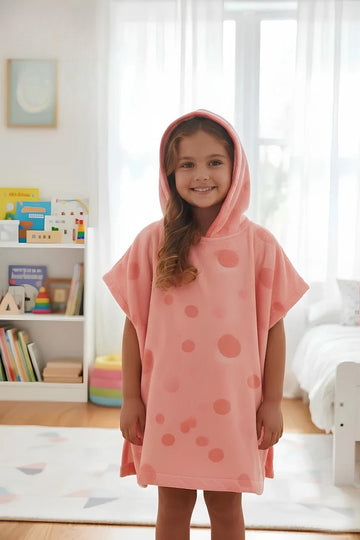 Kids Hooded Bath Poncho Towel