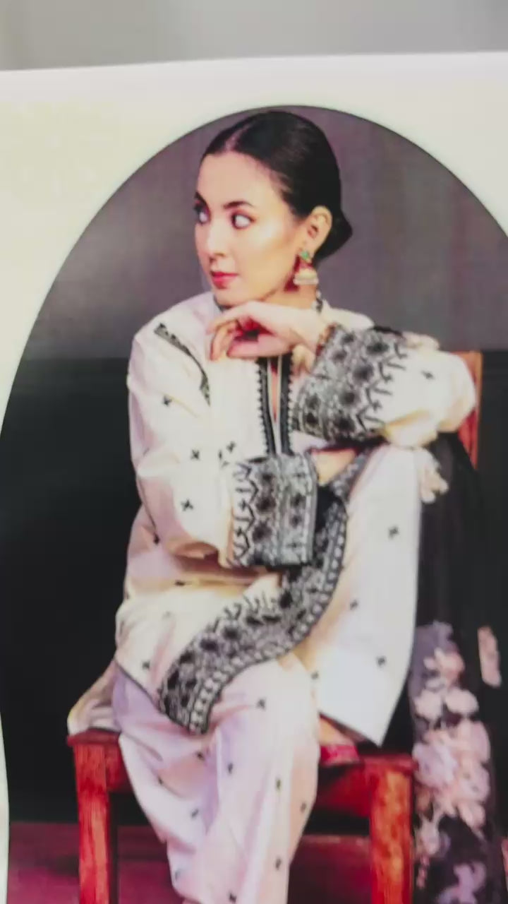 Cocy by Zara Shahjahan Summer  - Off-White Premium Air-Jet Lawn 3PC Embroidered Suits