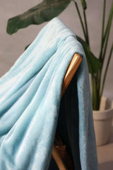 Frozi Plain AC Dyed Funnel Blanket in Coral Fleece