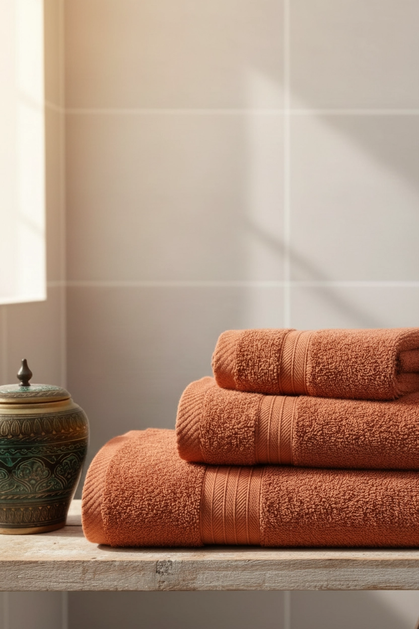 Towel Sets (Pack of 3) 27 x 54 - Orange